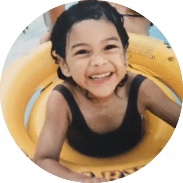 picture of Celeste Mena Morales as a child